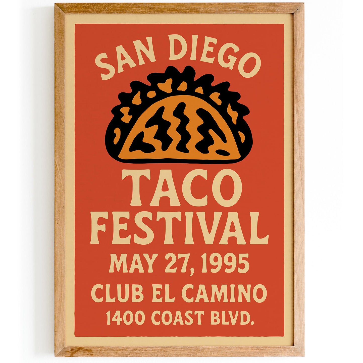 San Diego Taco Festival Poster Print