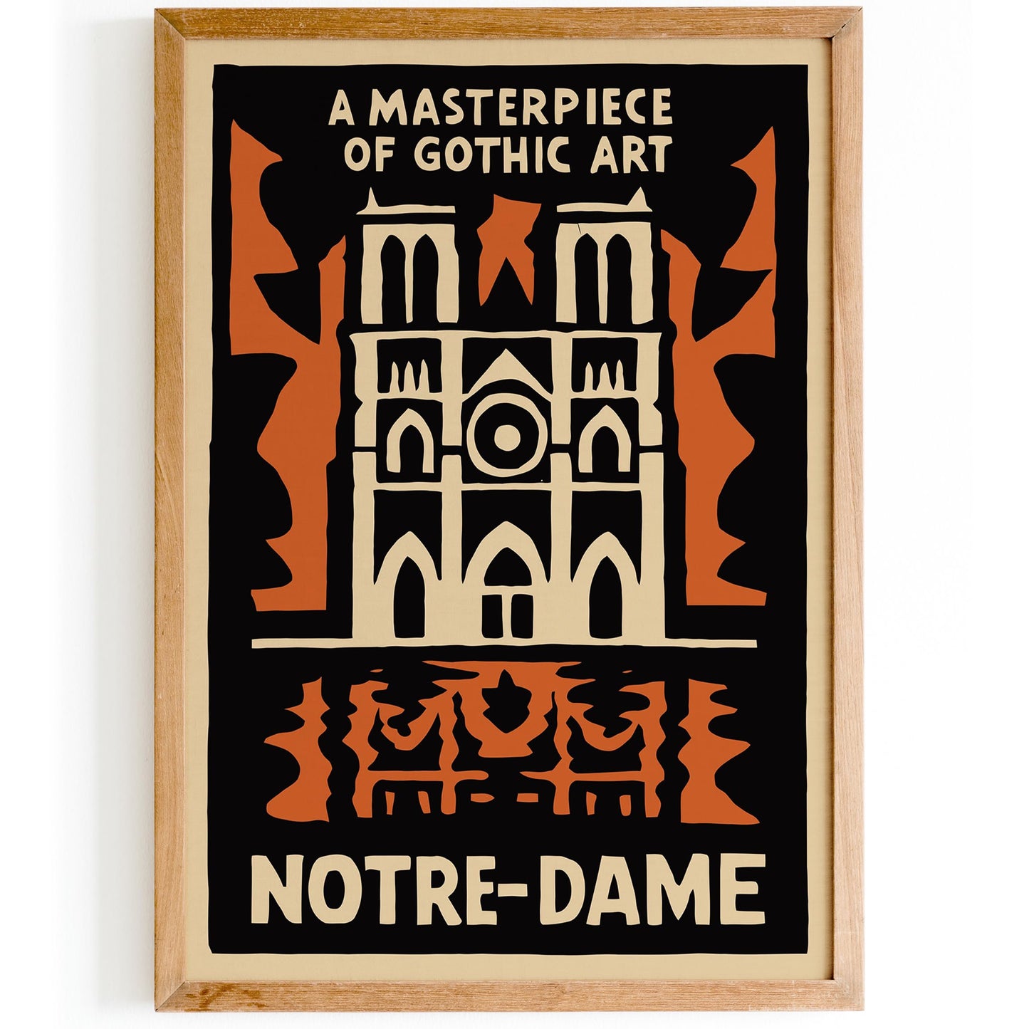 Notre Dame Gothic Art Print