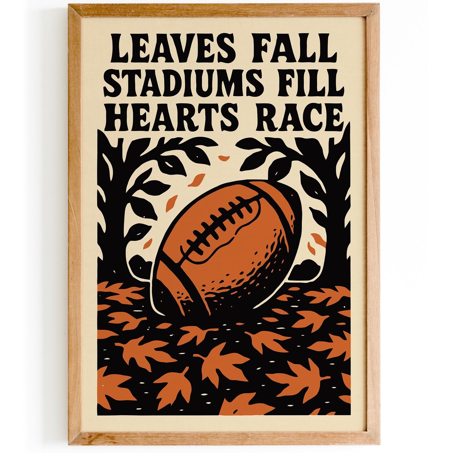 Autumn Football Season Poster