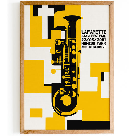 Lafayette Jazz Festival Poster Print