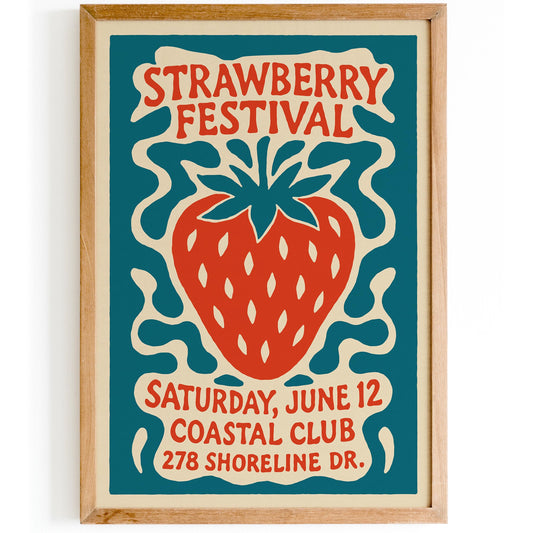 Strawberry Festival Poster