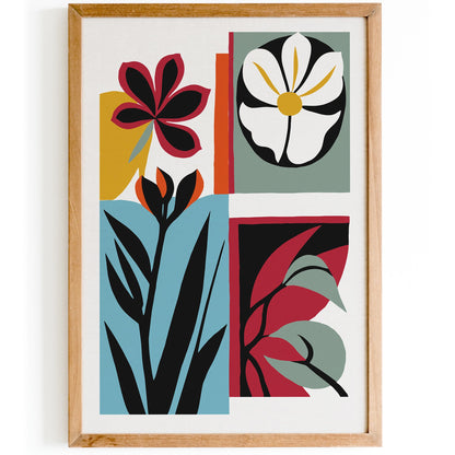 Modern Floral Wall Art Print