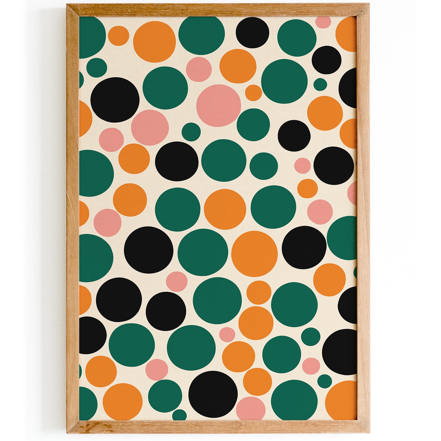 Mid-Century Modern Green Art Print