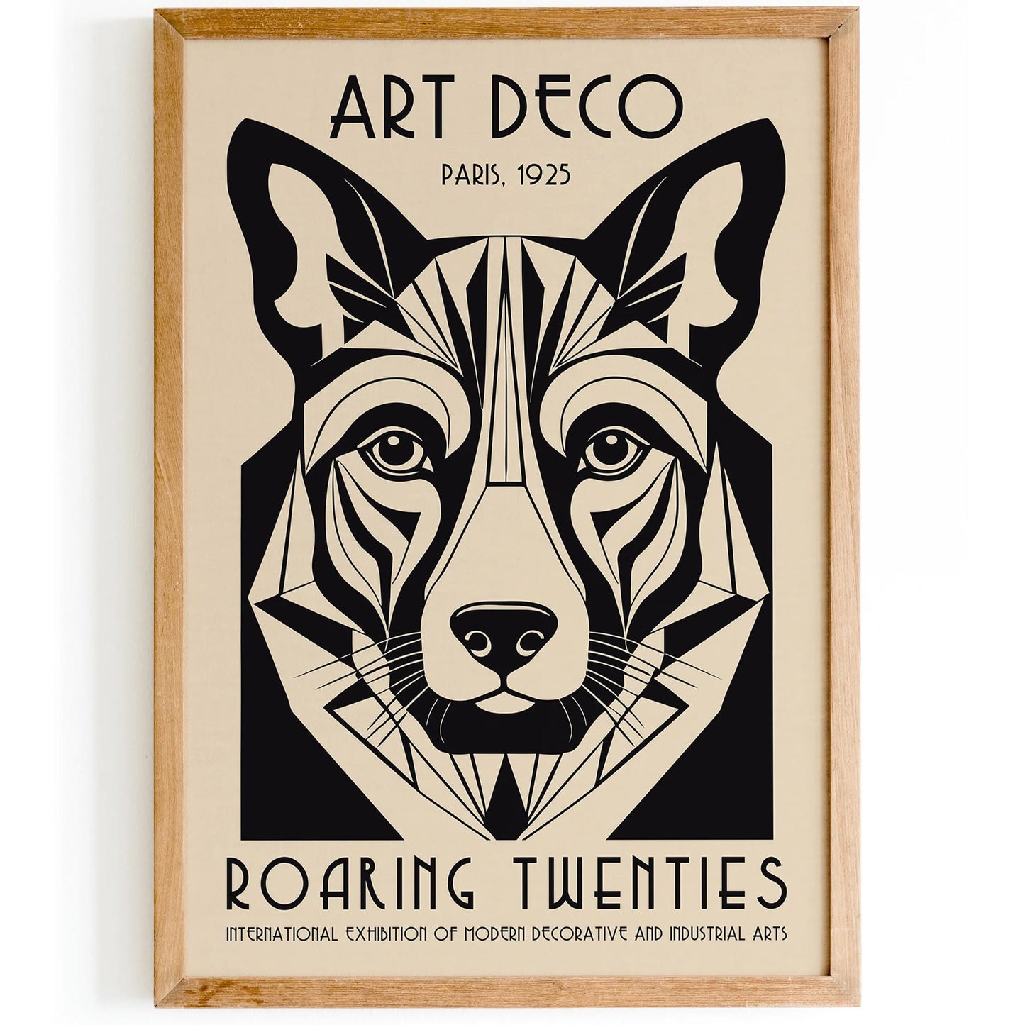 Roaring Twenties Music Poster – Art Deco Style Print