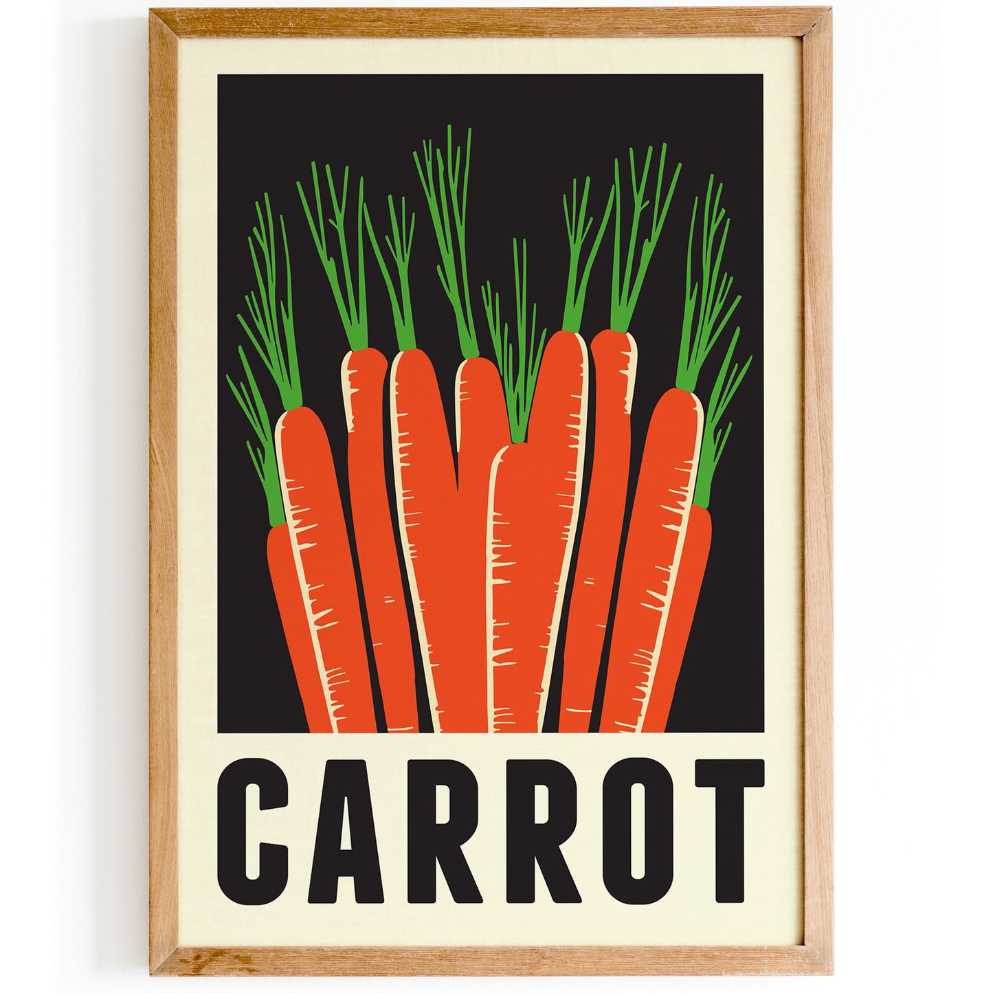 Minimalist Carrot Poster
