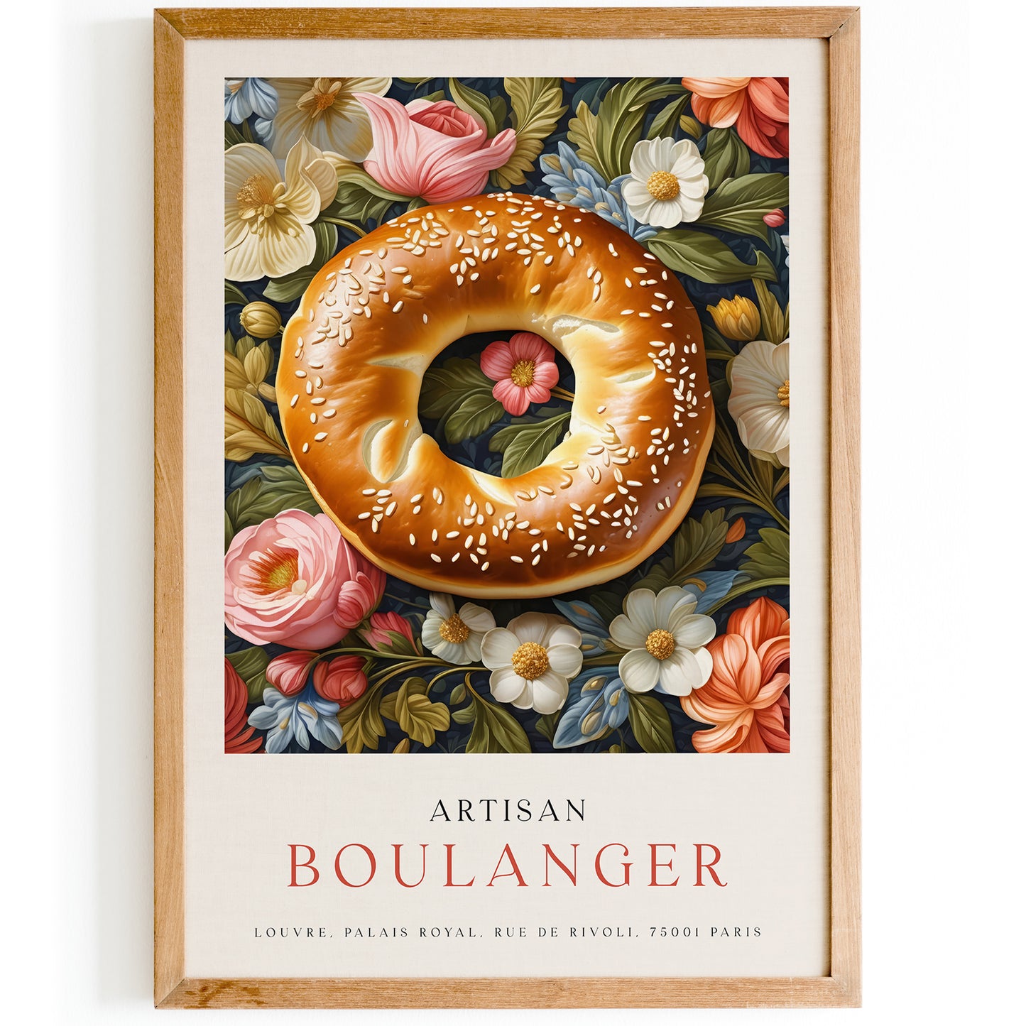 Artisan Boulanger Paris Cafe Wall Art Decor