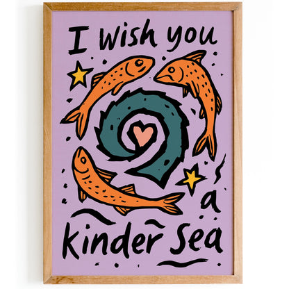 Kinder Sea Fish Poster