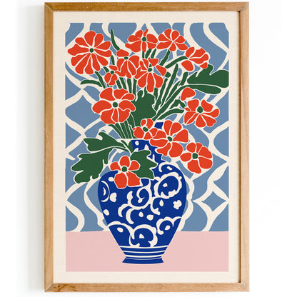 Vase of Flowers Poster