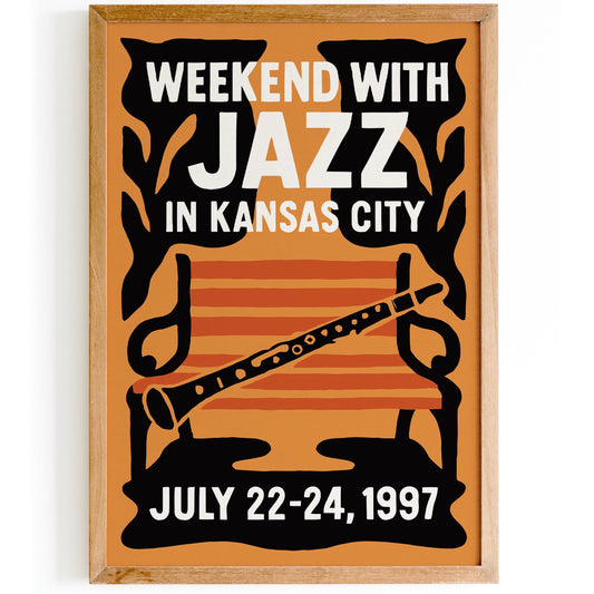 Kansas City Jazz Poster Print