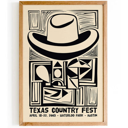 Texas Country Fest 2003 Poster