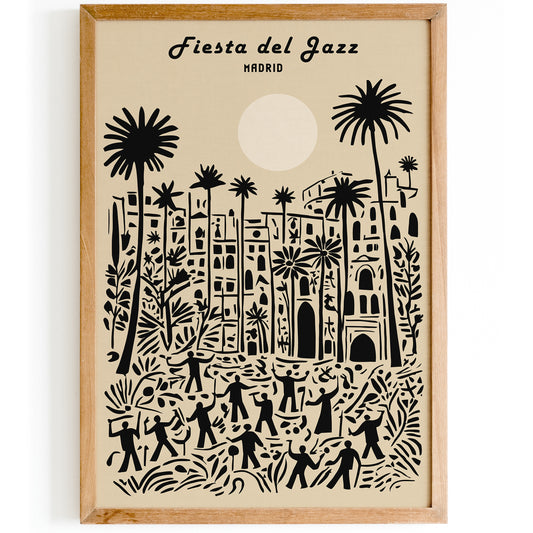 Fiesta del Jazz Madrid Music Poster