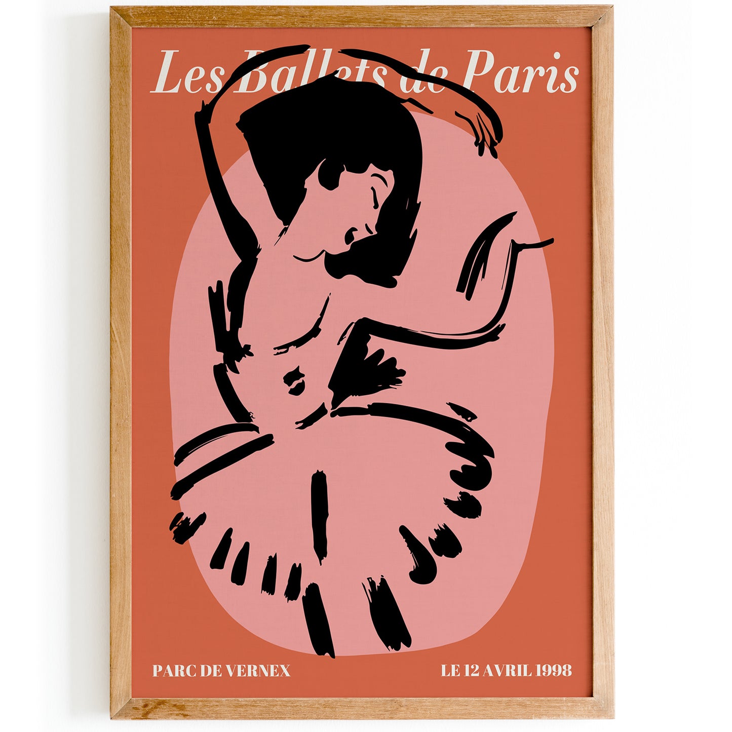 Vintage French Ballet Poster