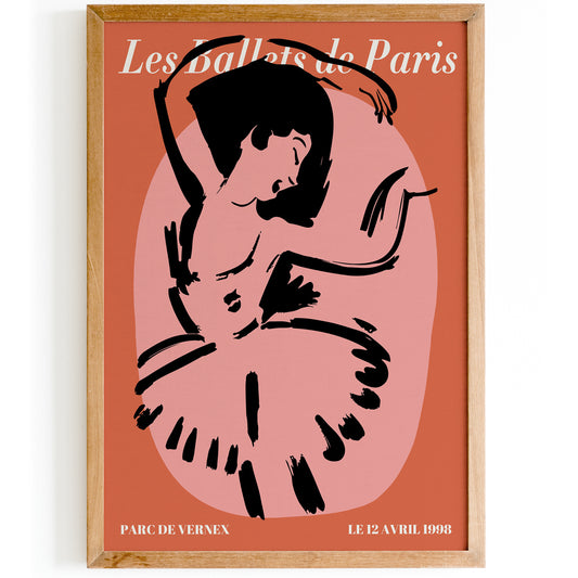Vintage French Ballet Poster