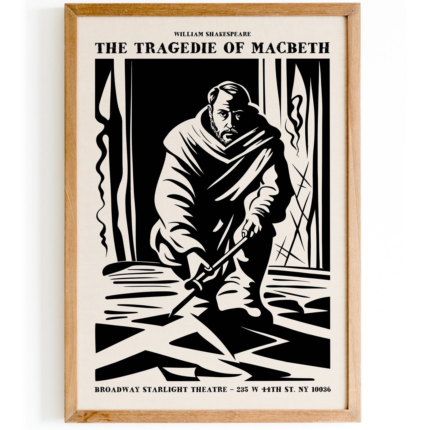 Macbeth Shakespeare NYC Theater Poster