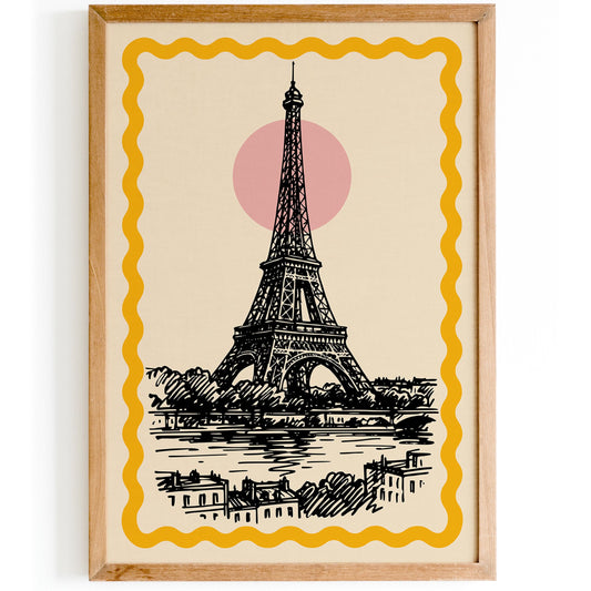 Eiffel Tower Paris Poster
