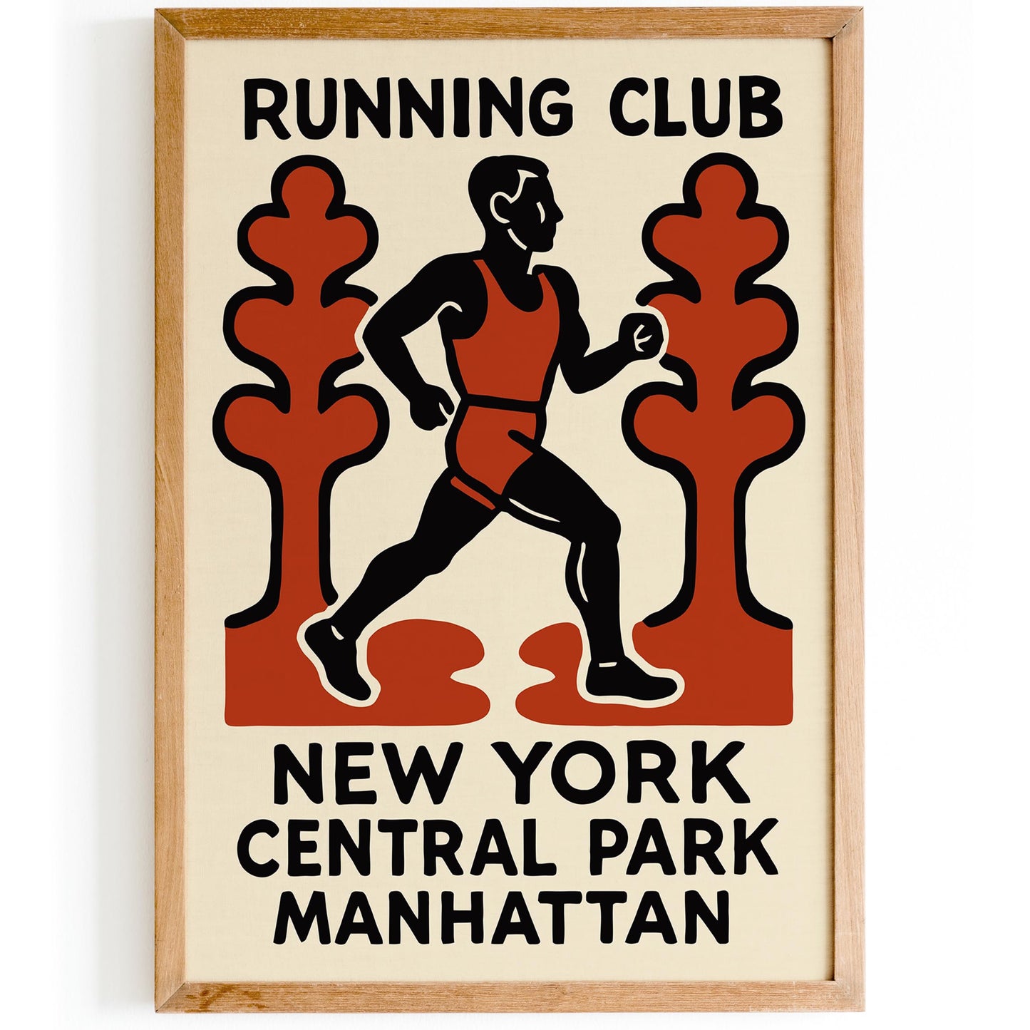 Running Club Manhattan Poster