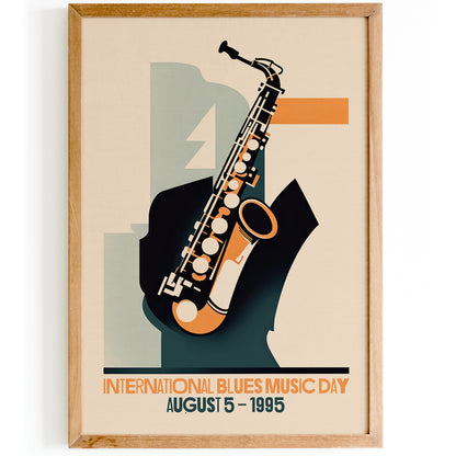 Blues Music Day 1995 Poster