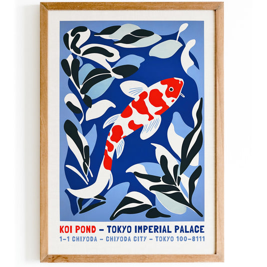 Koi Pond Poster Print