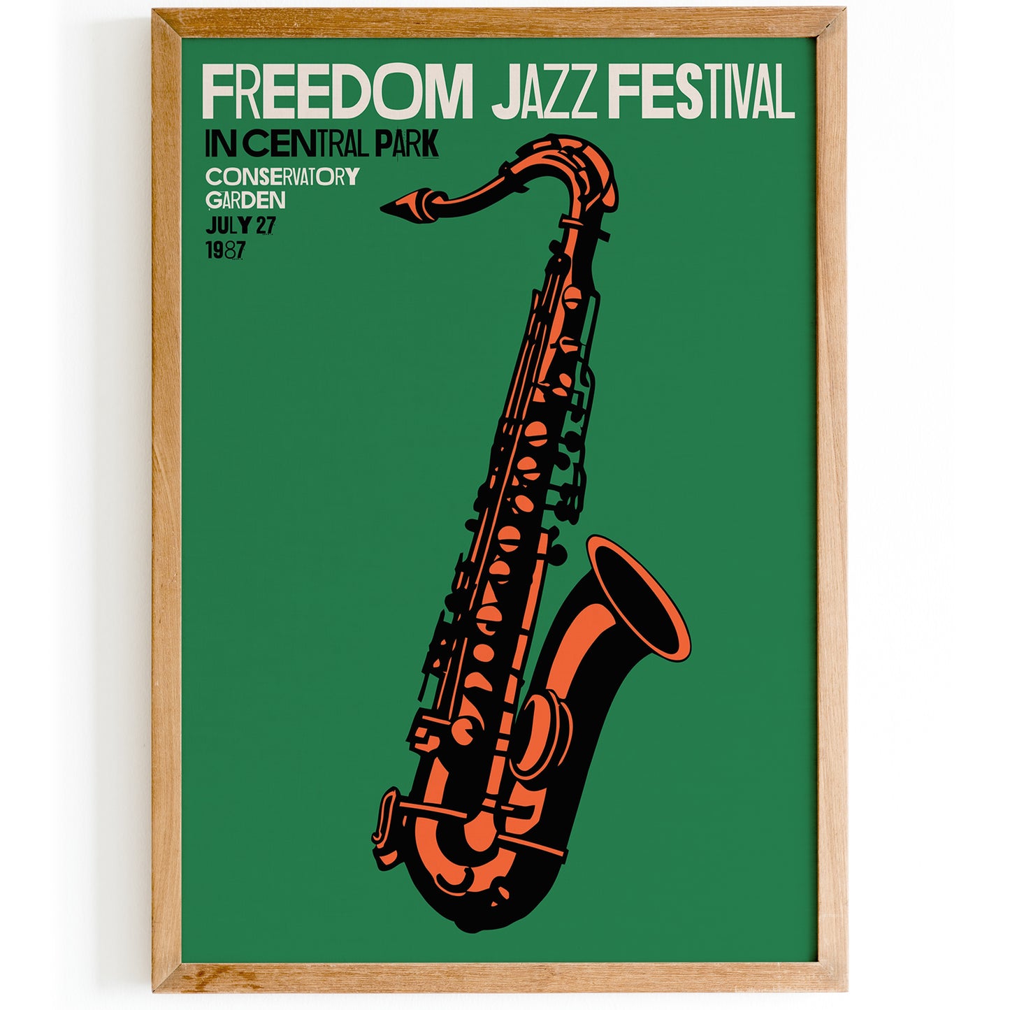 Freedom Jazz Festival 1987 Poster