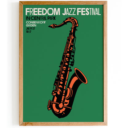 Freedom Jazz Festival 1987 Poster