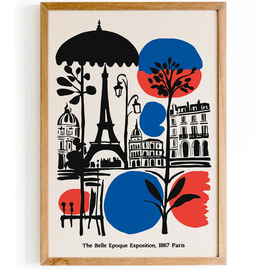 The Belle Epoque Paris Exhibition Poster