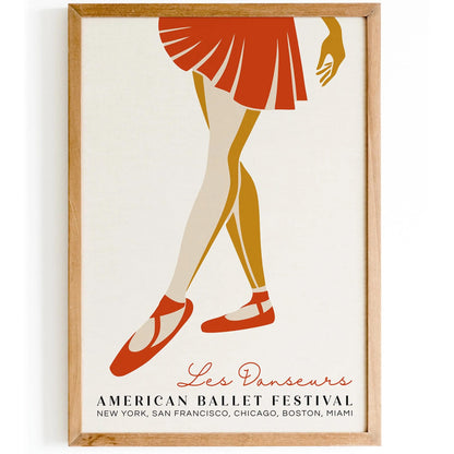 American Ballet Festival Music Poster