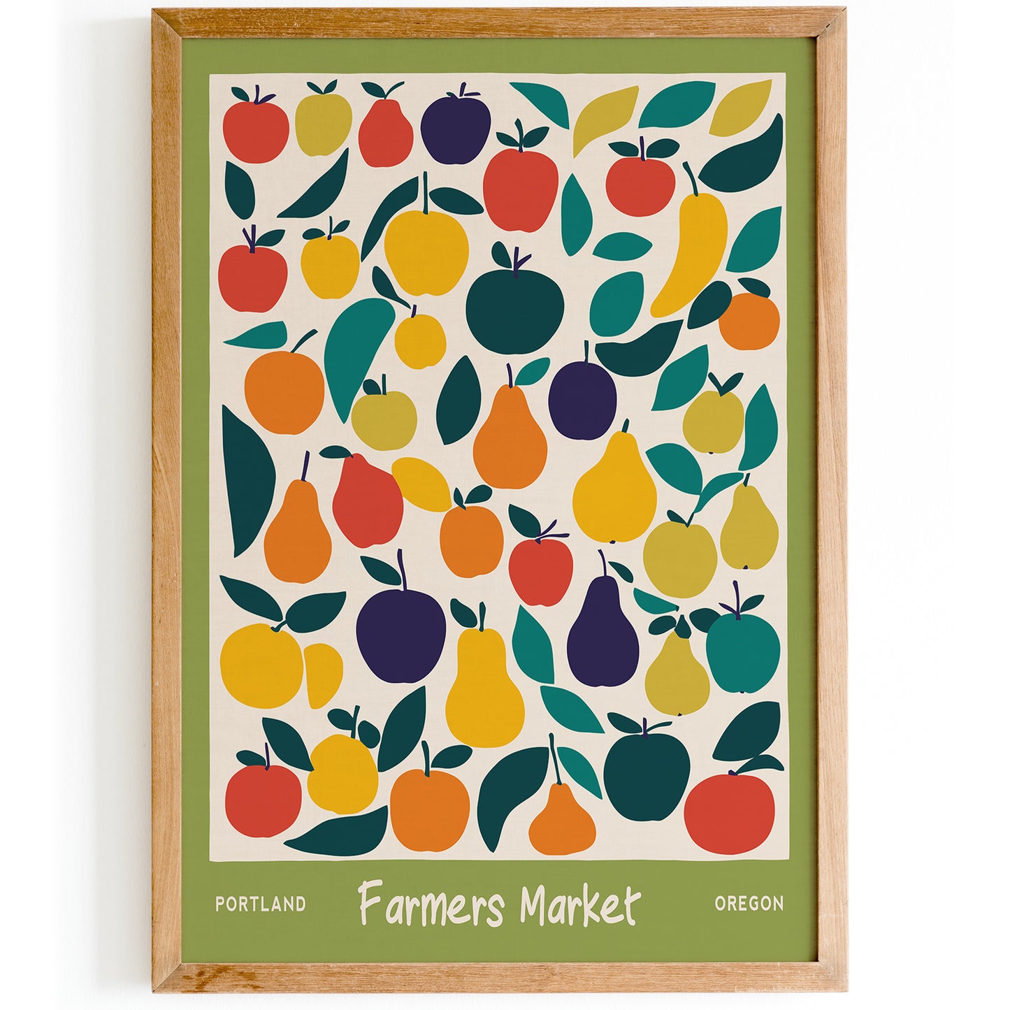 Farmers Market Portland Poster