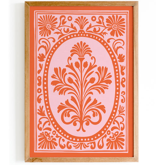 Rococo Floral Ornaments Wall Art