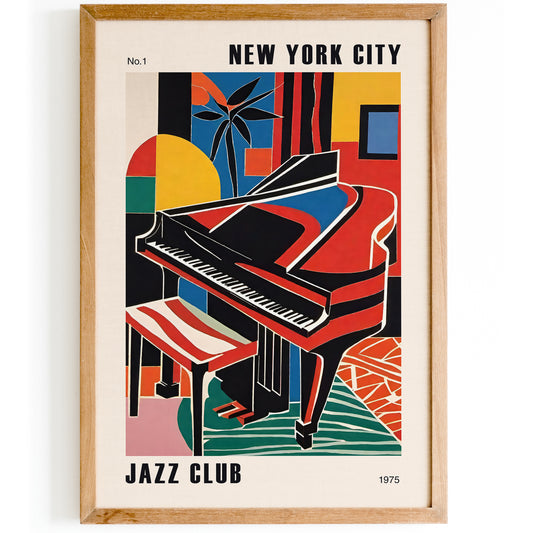 New York City Jazz Club Poster 2024 Collection