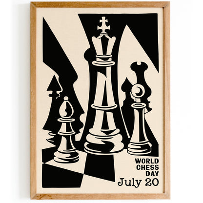 World Chess Day July 20 Poster