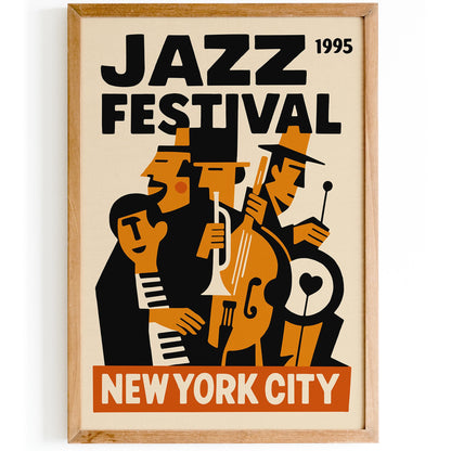 Jazz Festival New York City Poster