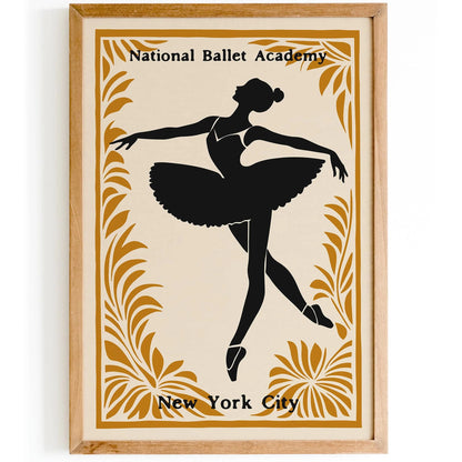 National Ballet Academy NYC Poster