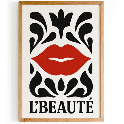Le Beaute Lips Poster