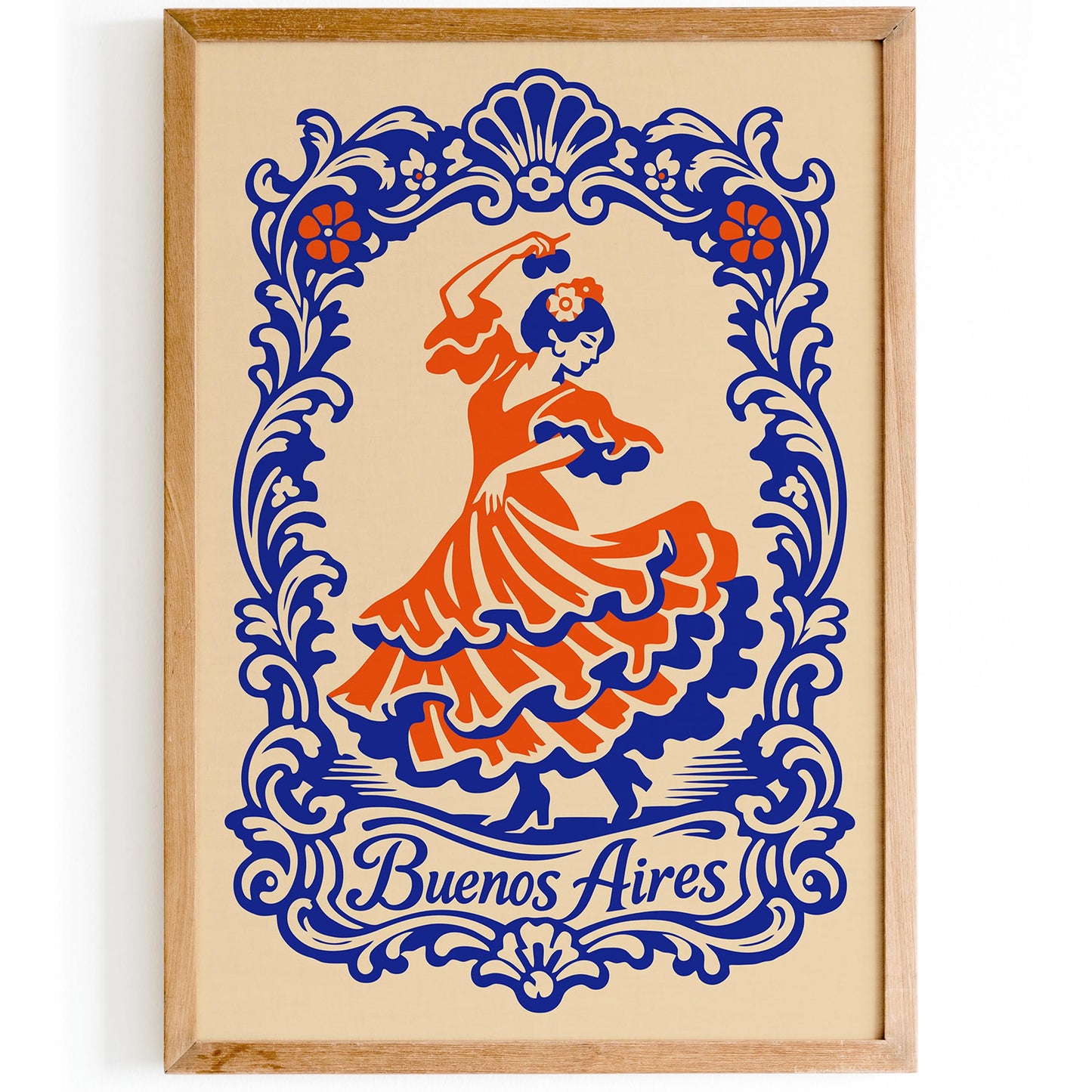 Buenos Aires Flamenco Dance Print - Argentina Wall Art