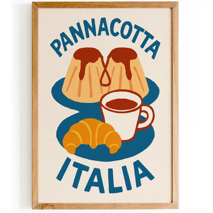 Panna Cotta Italia Poster - Kitchen Wall Art Print