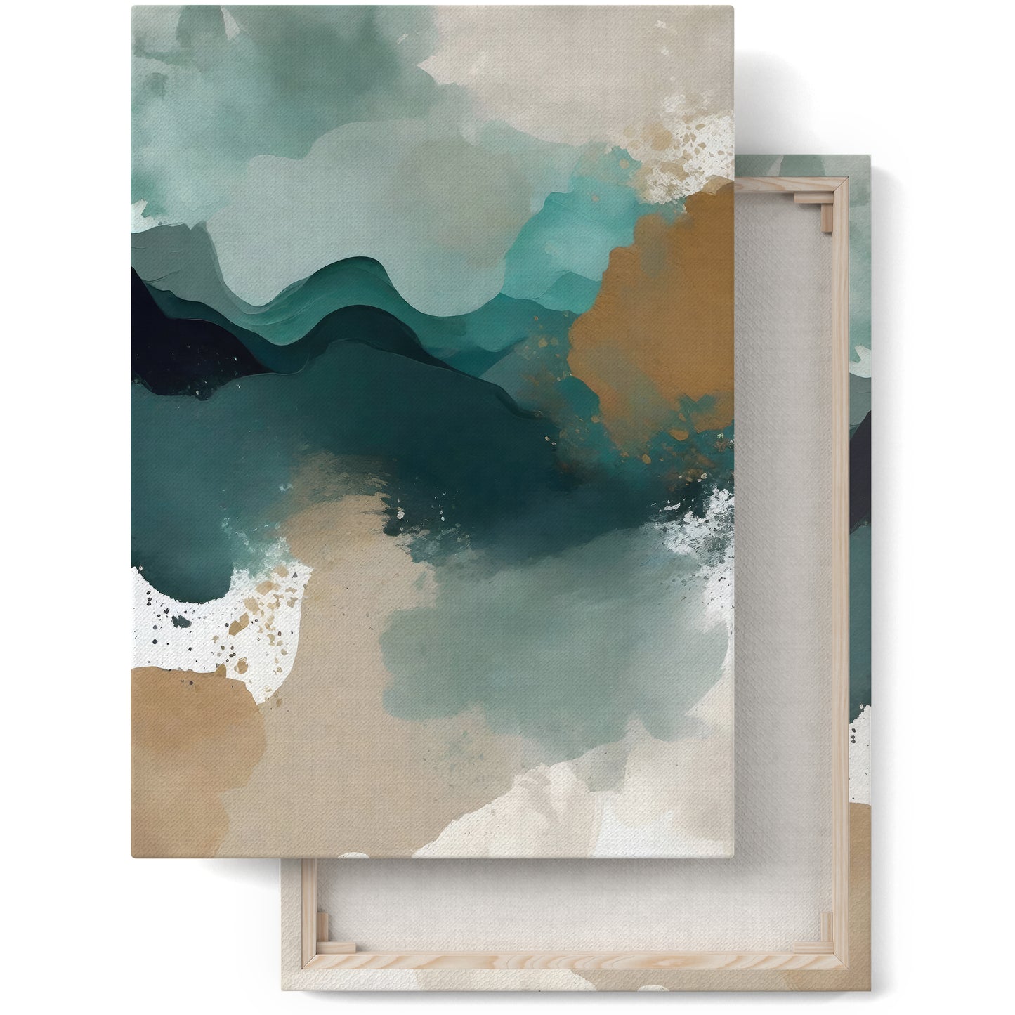 Tranquil Hues: Modern Canvas Print