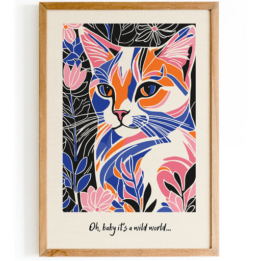 Cat and Quote Poster