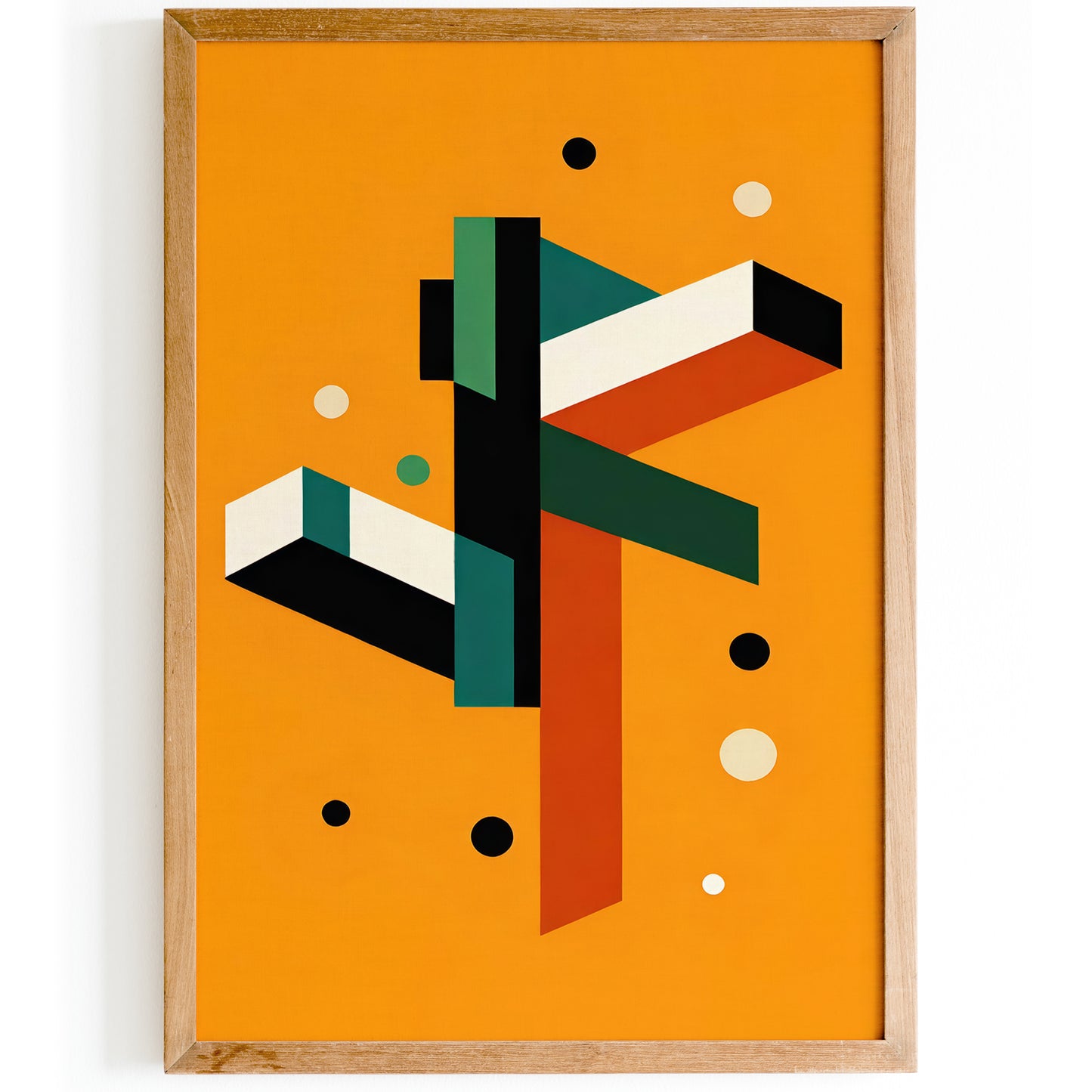 Modern Geometric Abstract Art Print