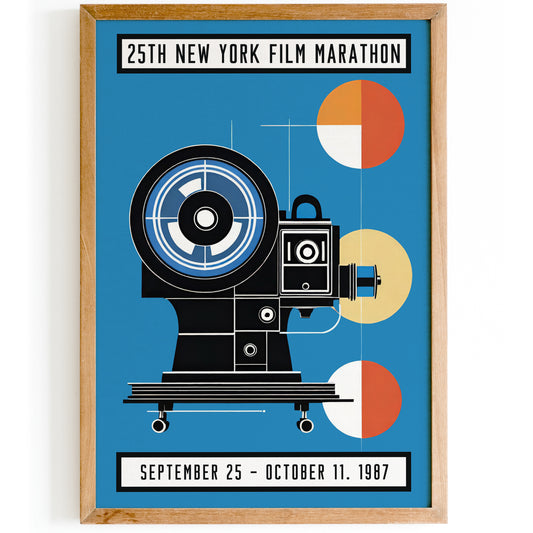 NYC Film Marathon 1987 Poster