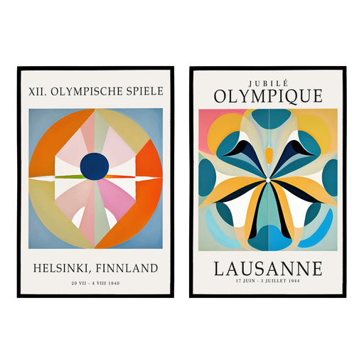 Set of 2 Olympic Games Sport Posters