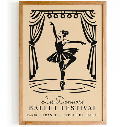 Les Danseurs Paris Ballet Poster