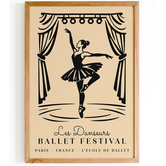Les Danseurs Paris Ballet Poster