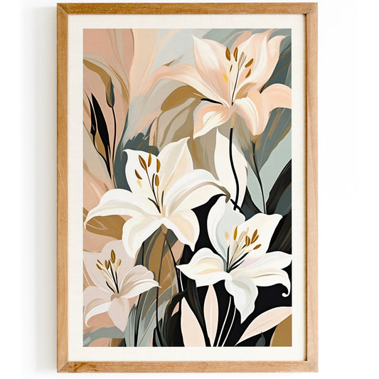 Abstract Elegance Wall Art - Sophisticated Decor Accent