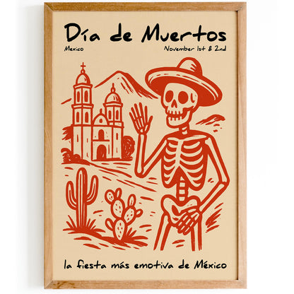 Día de Muertos Mexico Poster