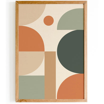 Modern Aesthetic Geometric Art Print