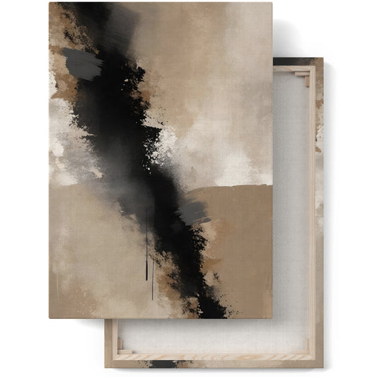 Abstract Neutrality: Modern Canvas Art Print