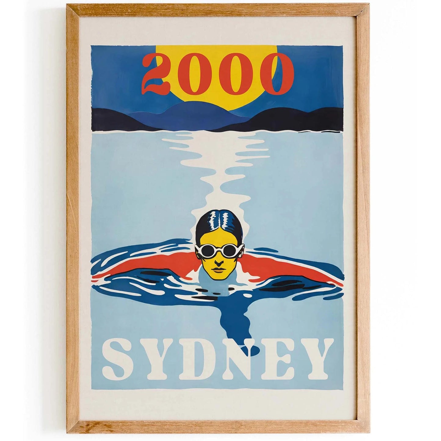 Sydney 2000 Swimming Poster Print