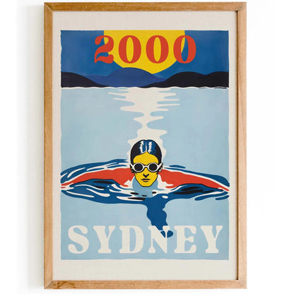 Sydney 2000 Swimming Poster Print