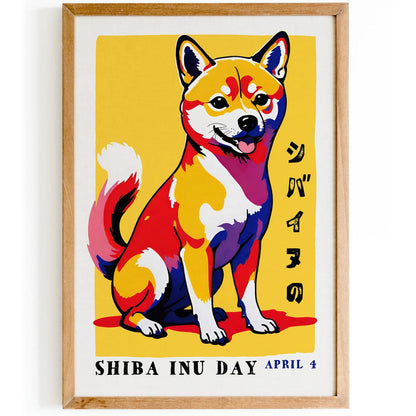 Shiba Inu Day Cute Poster