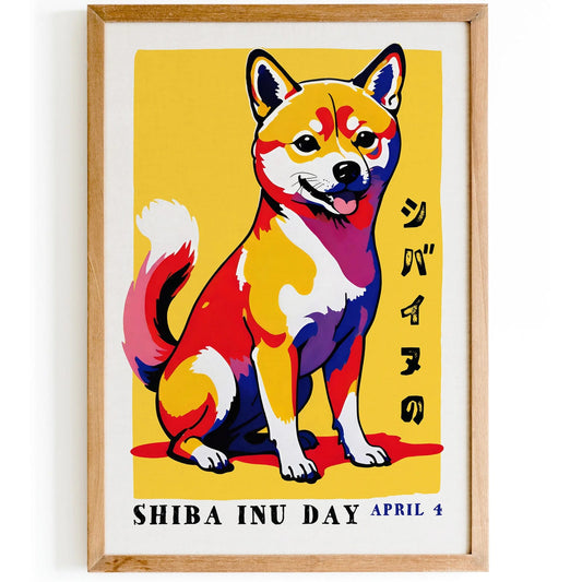 Shiba Inu Day Cute Poster